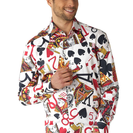 Casino Playing Cards Shirt Men <tc>OppoSuits</tc>