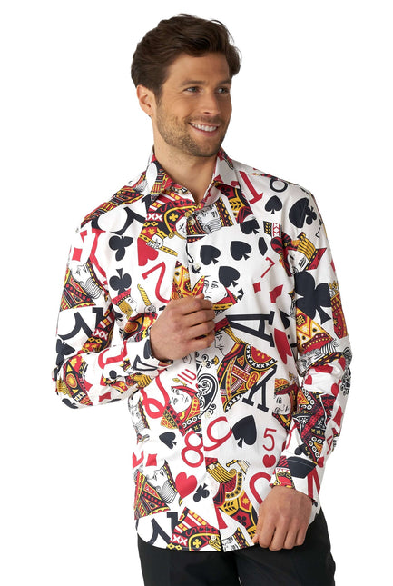 Casino Playing Cards Shirt Men <tc>OppoSuits</tc>
