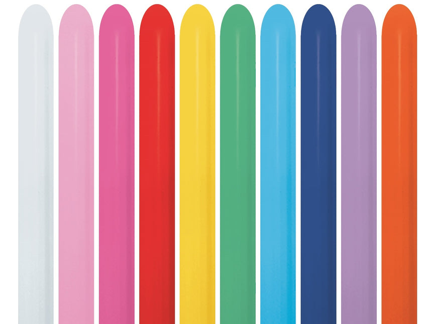 Balony do modelowania Fashion Mix 5cm 152cm 100szt