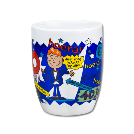 Kubek 40 Years Man 12cm