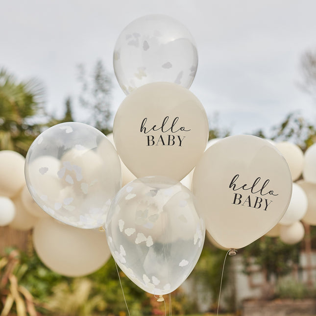 Zestaw balonów Hello Baby 30cm 5szt