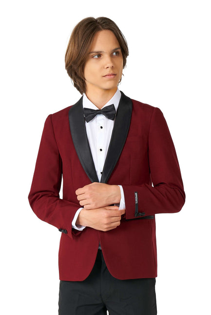 Bordeaux Red Tuxedo Boy Teen <tc>OppoSuits</tc>
