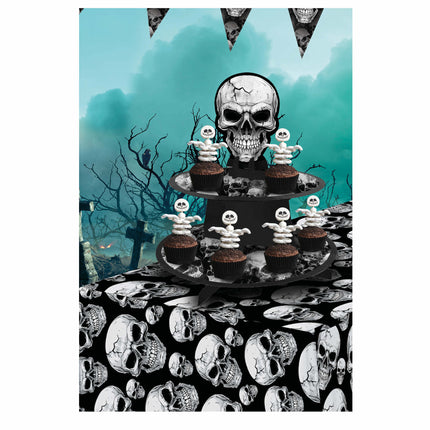 Dekoracja stołu na Halloween Szkielet 36 cm