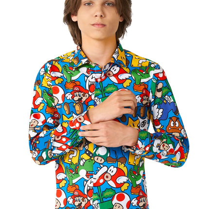 Super Mario Shirt Boy Teen <tc>OppoSuits</tc>