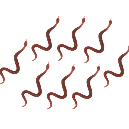 Dekoracja stołu Węże 9,5cm 8szt
