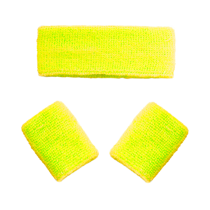 Opaski dresowe Neon Yellow 3szt