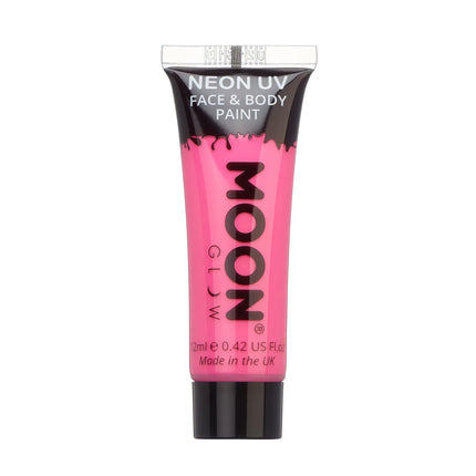 Moon Glow Intense Neon UV Farba do Twarzy Intensywny Róż 12ml