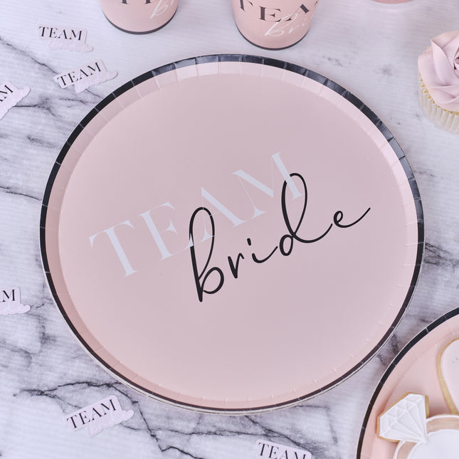 Talerze Team Bride 25cm 8szt