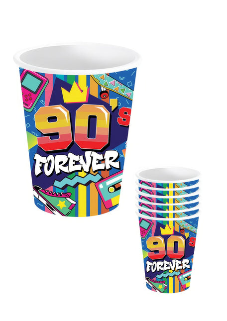 90 Kubki 240ml 6szt