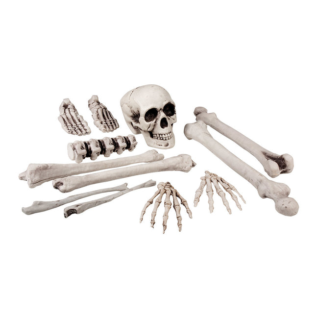 Halloweenowy szkielet 12 elementów