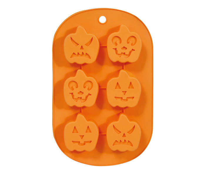 Halloweenowe ciasteczka w kształcie dyni