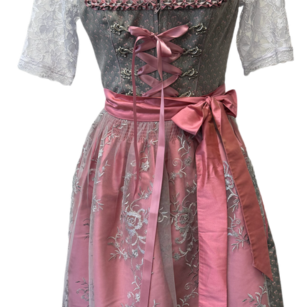 Szara sukienka Dirndl Oktoberfest Pink Ladies
