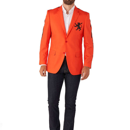 Pomarańczowa marynarka męska Holland <tc>OppoSuits</tc>