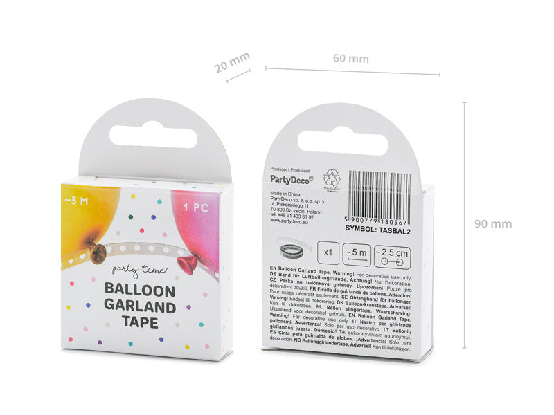 Taśma do girland balonowych 5m