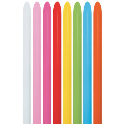 Balony do modelowania Fashion Mix 2,5cm 152cm 50szt