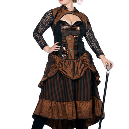 Steampunkowa sukienka