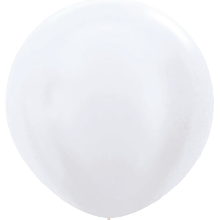Balony Pearl White 91cm 2szt