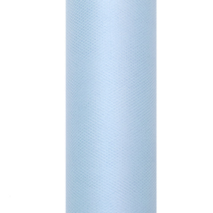 Jasnoniebieski tiul w rolce 15cm 9m