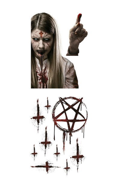 Dekoracja okna na Halloween Duch