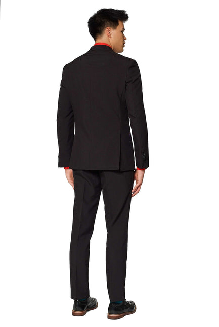 Czarny garnitur męski <tc>OppoSuits</tc>