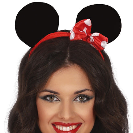 Kostium Myszki Minnie czerwony biały damski