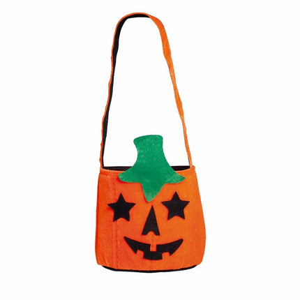 Halloweenowe wiaderko na cukierki Dynia 25 cm