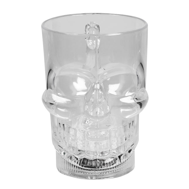 Halloween Illuminating Glass Skull 400ml