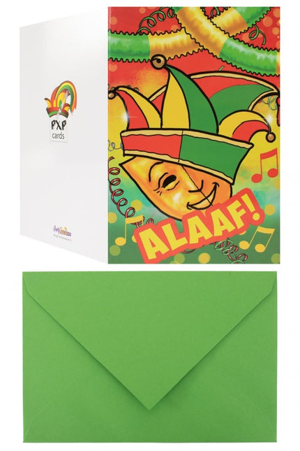 Kartka okolicznościowa Maska Alaaf