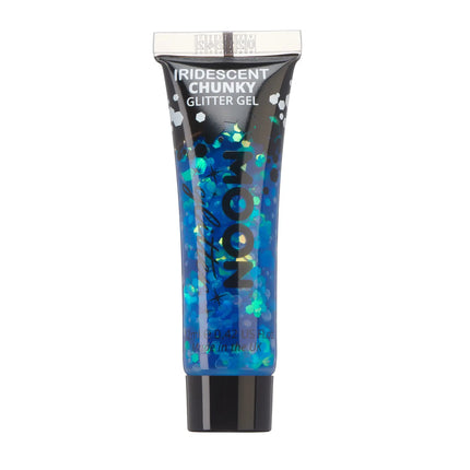 Moon Glitter Iridescent Chunky Glitter Gel Blue 12 ml
