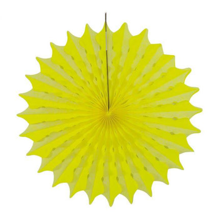 Wentylator papierowy Neon Żółty 45cm