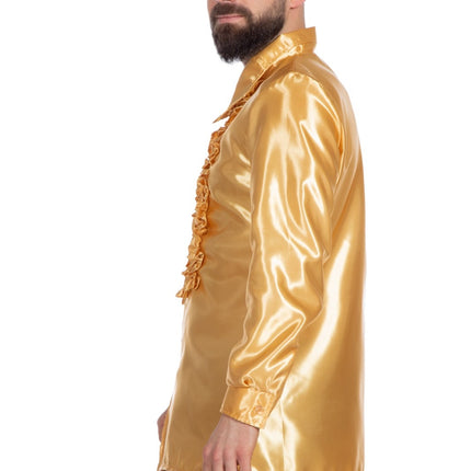 Bluzka Disco Ruffles Gold