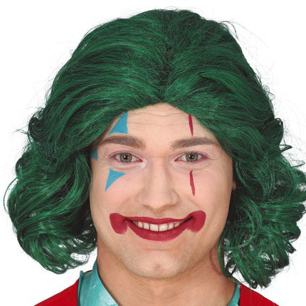 Peruka Joker zielona