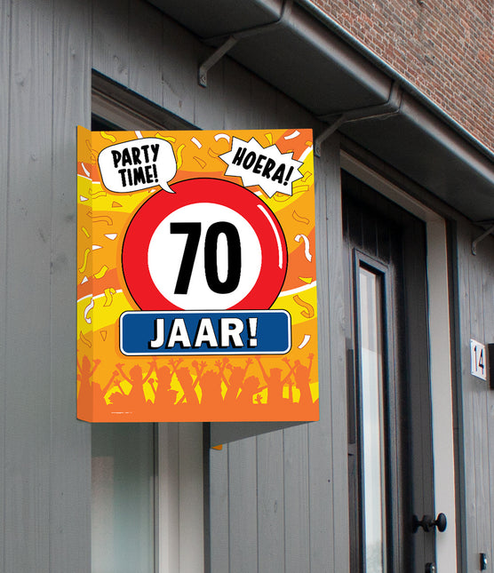 Szyld okienny 70 lat 60 cm