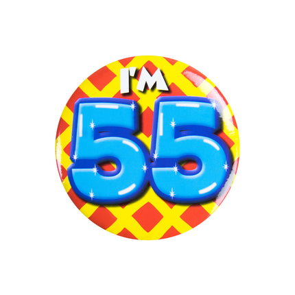 Mam 55 lat Guzik 55 lat 5,5 cm