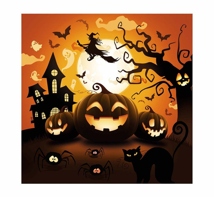 Serwetki na Halloween Dynia 33cm 12szt