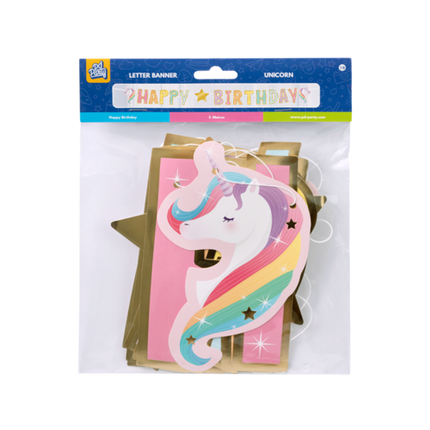 Happy Birthday Letterslinger Unicorn 2.5m