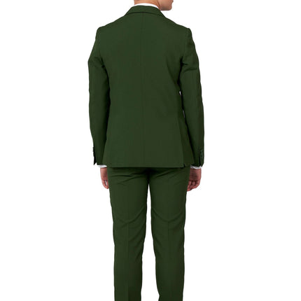 Ciemnozielony garnitur chłopiec nastolatek <tc>OppoSuits</tc>