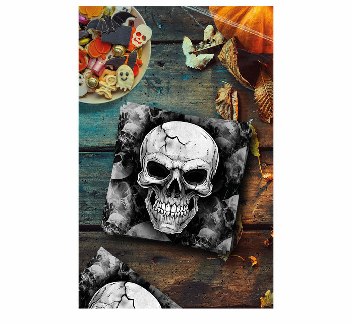 Serwetki na Halloween Szkielet 33 cm