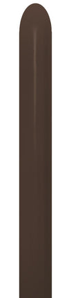 Balony do modelowania Czekoladowy Brąz 5cm 152cm 50szt