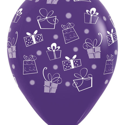 Balony Prezenty Mix 30cm 12szt
