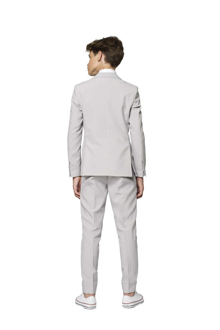 Chłopiec w szarym garniturze Nastolatek <tc>OppoSuits</tc>