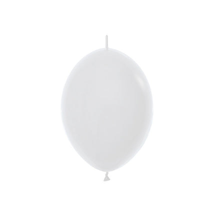 Balony białe 15cm 50szt