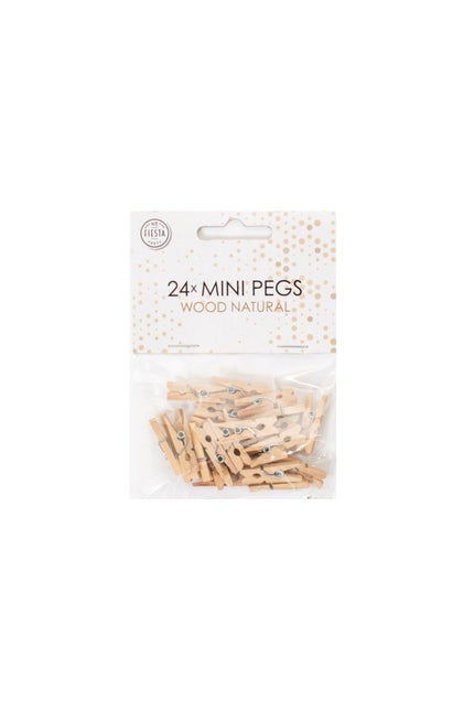 Mini kołki drewniane 24szt