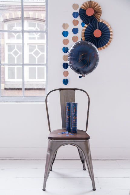 Konfetti Cannon Blue 28cm