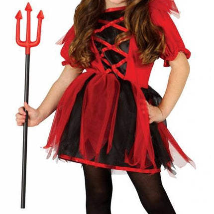 Kostium na Halloween Dziecko Diabeł Dziewczynka