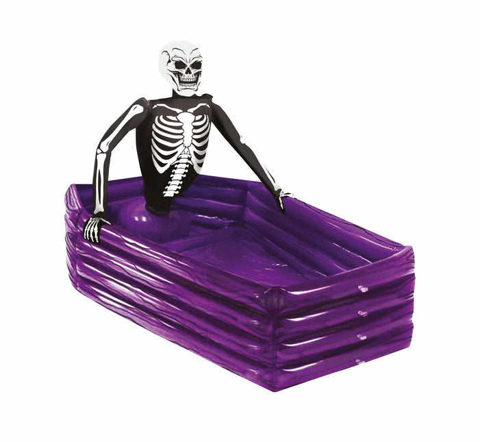 Dekoracja stołu na Halloween Skeleton Box 1m