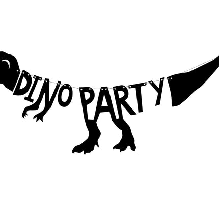 Girlanda z literkami Dino Party 90 cm