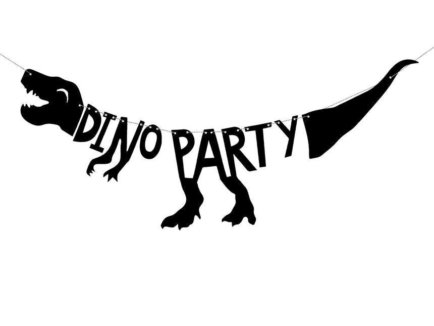 Girlanda z literkami Dino Party 90 cm