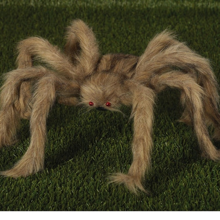 Halloweenowy pająk szary 70 cm