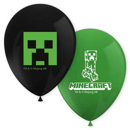 Balony Minecraft 30cm 8szt